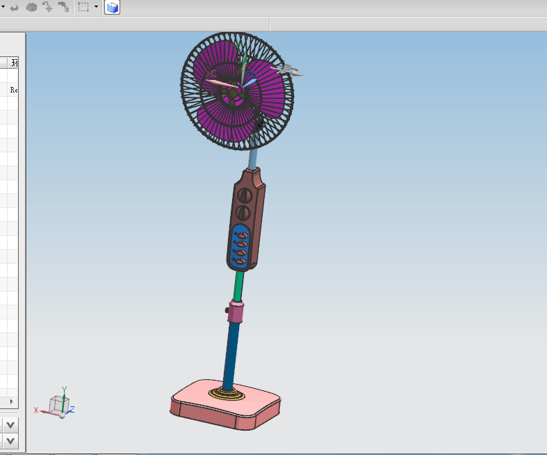 V108-基于UG的家电电风扇造型设计及动态仿真[含三维图]