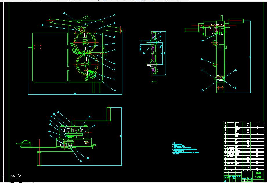 V145-人力提升机的整体设计