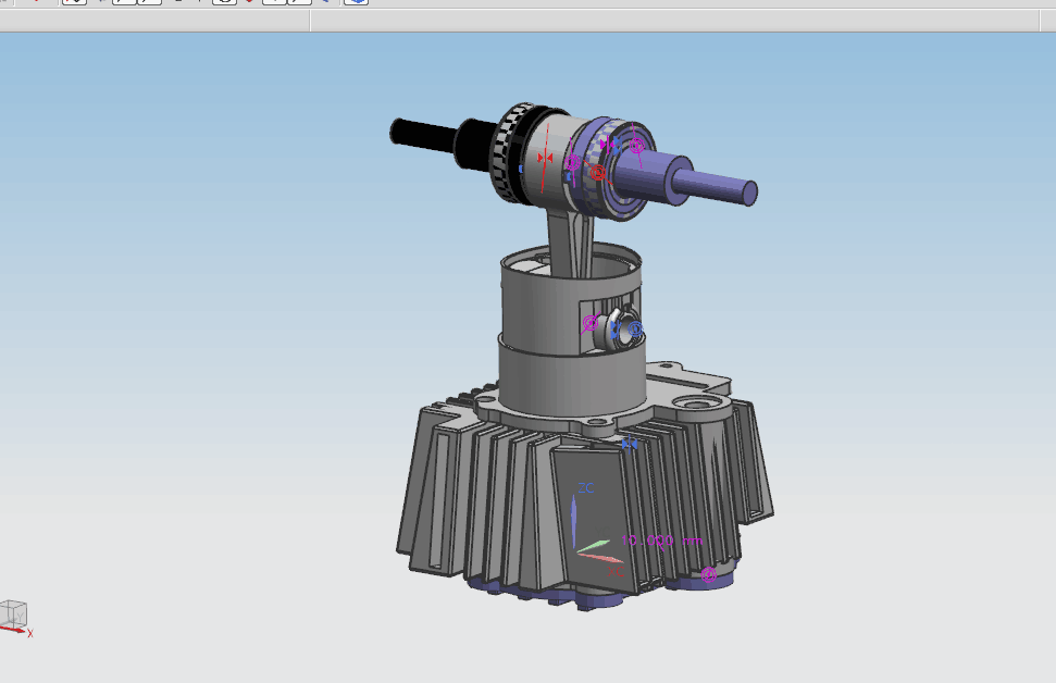 V146-基于UGAutoCAD的摩托车发动机相关零部件的设计[含UG三维图]