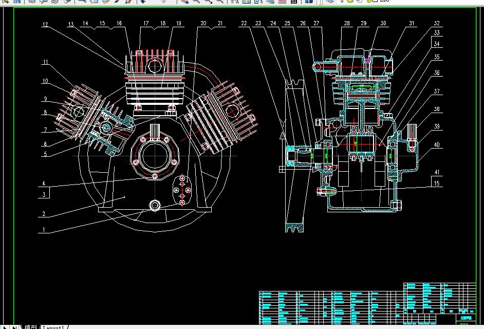 V158-80系列微型风冷活塞式压缩机的设计(W80II型)