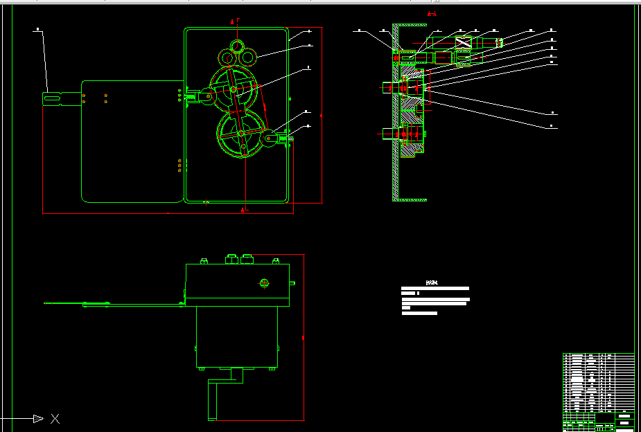 V184-人力提升机主要传动件的计算、设计、工艺拟定