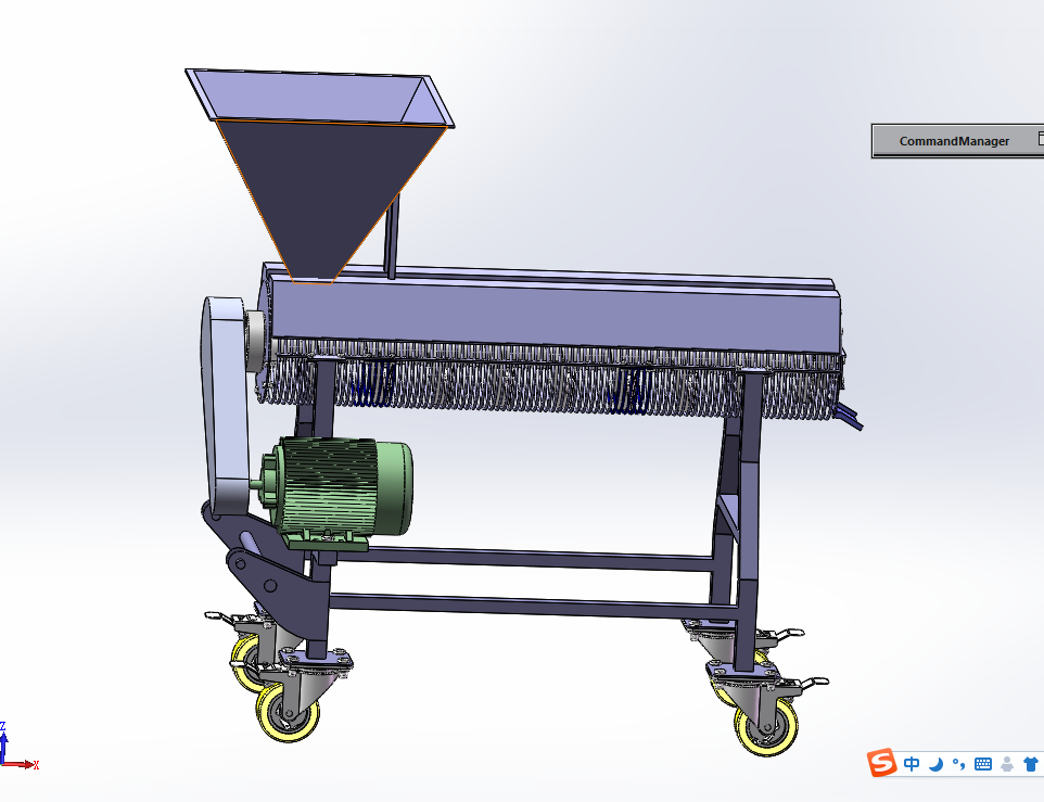R669-巴旦木脱青皮的设计[含SW三维图]