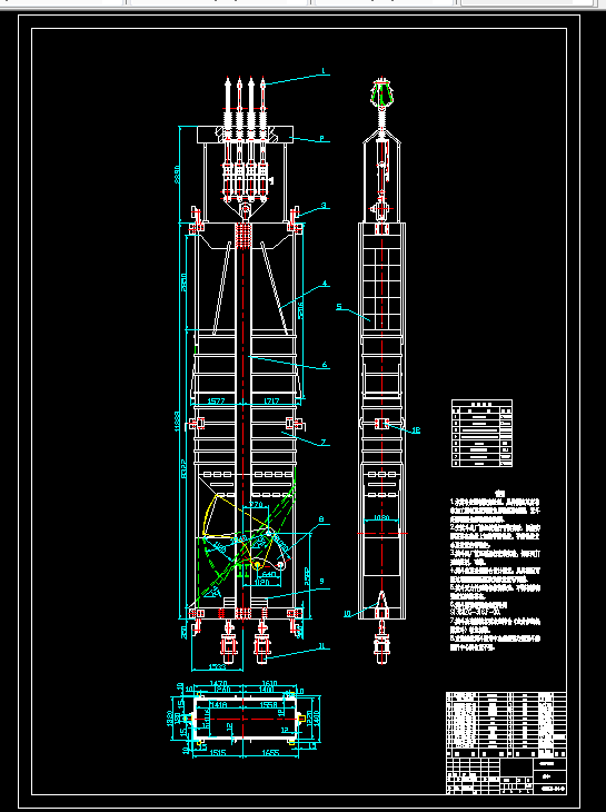 V333-煤矿专用提升容器设计--箕斗闸门装置设计