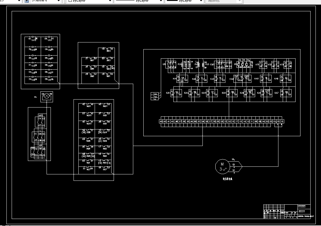 V385液压棒料剪切机电气控制系统设计机械机电龙图网