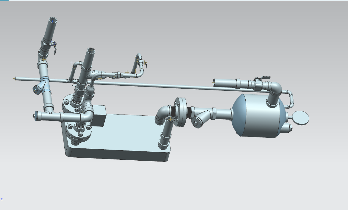 V392-发动机测功实验台散热系统设计[含UG三维图]