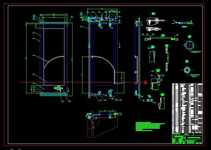 R675-城市客车乘客门设计-车门