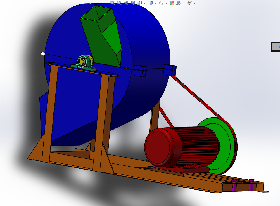 R676-园艺杂枝粉碎机的设计[含SW三维图]