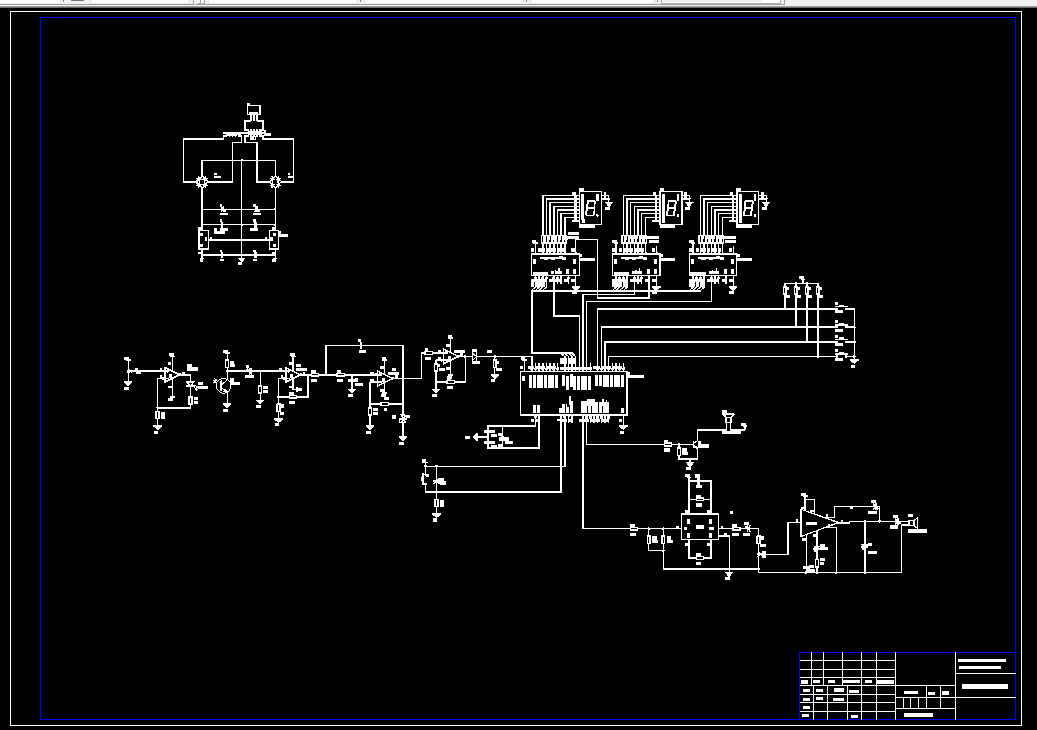 V509-80C51单片机数字电子脉搏计的设计