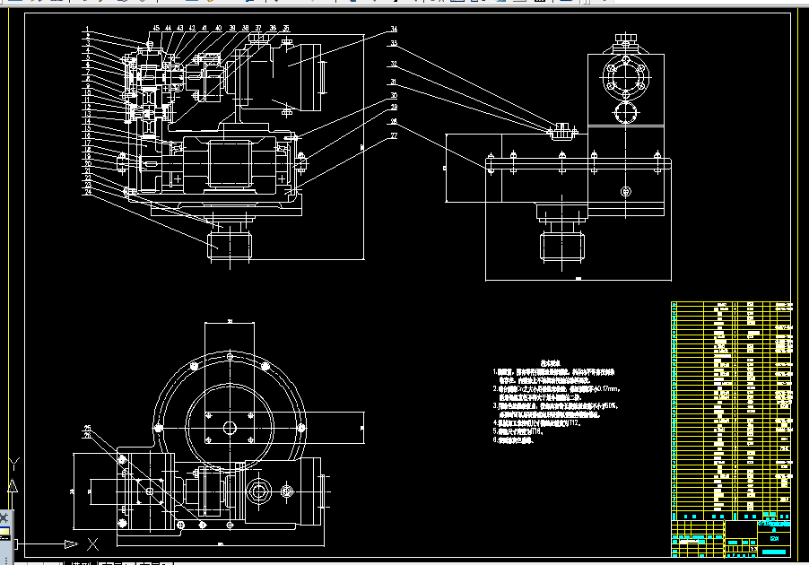 W024-QY20B起重机液压系统及回转机构结构设计