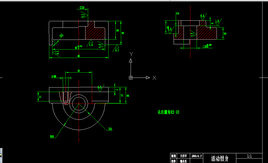 W127-虎钳活动嵌身零件钻削φ20孔的工序专用夹具设计