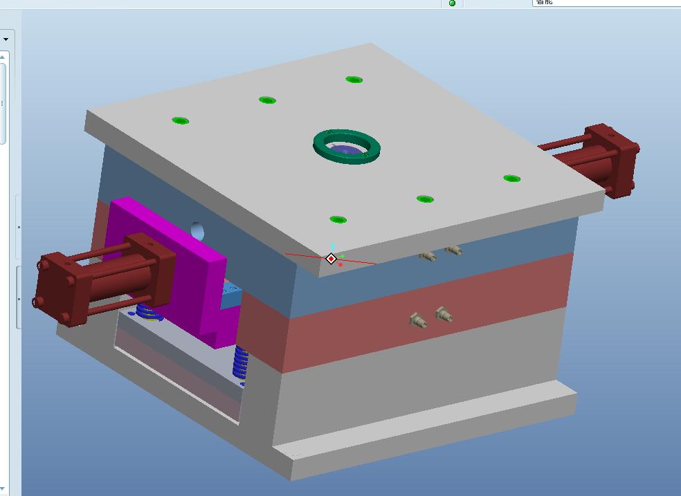 W189-遥控器盒盖的塑料模具设计[抽芯]-含Proe三维图