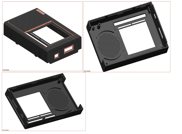 W190-收音机中框零件塑件进行模具设计[抽芯]