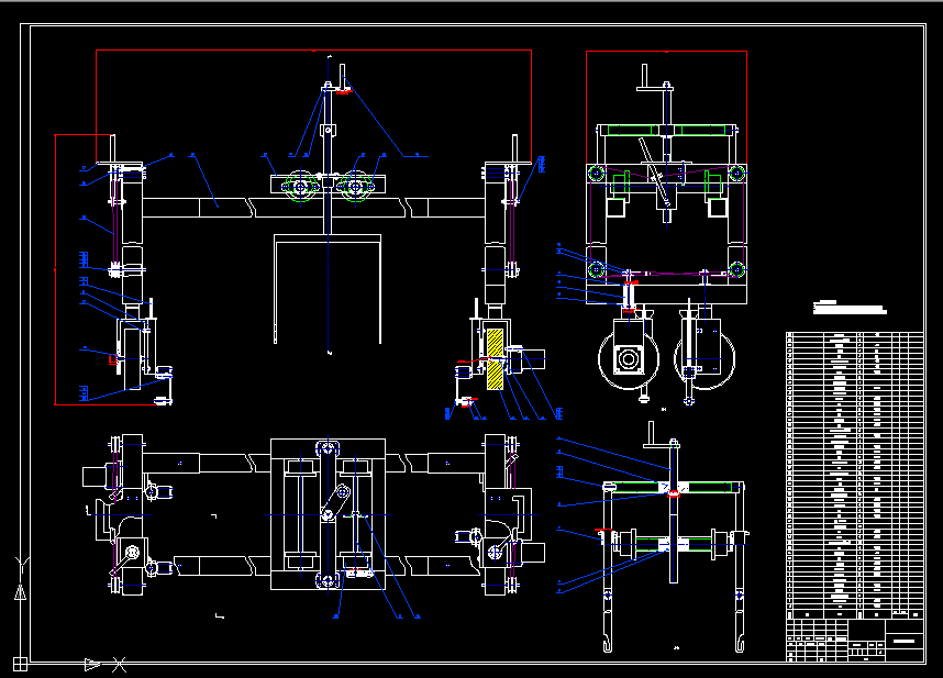 W203-自走式烟苗剪叶机整体机构的设计