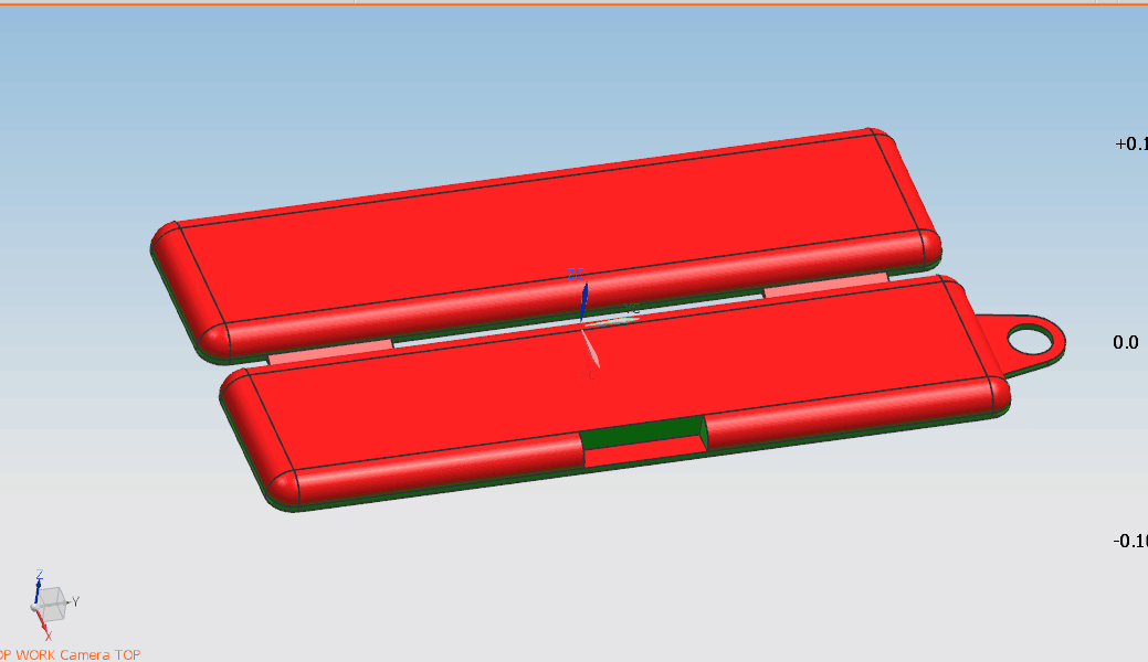 W266-圆规盒注塑模具设计【抽芯含UG三维图】