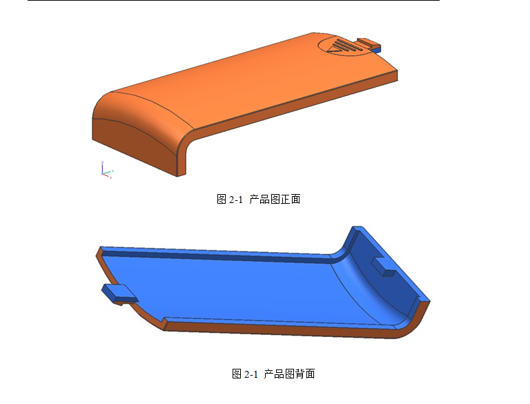 W283-遥控器电池后盖注塑模具设计【抽芯含UG三维图】
