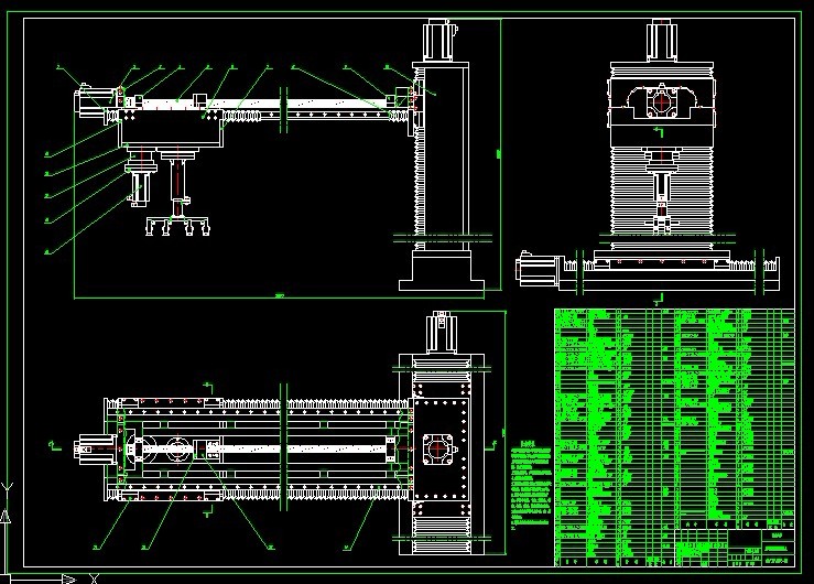 R724-2ｍ货物置放机器人移动臂及腕部设计