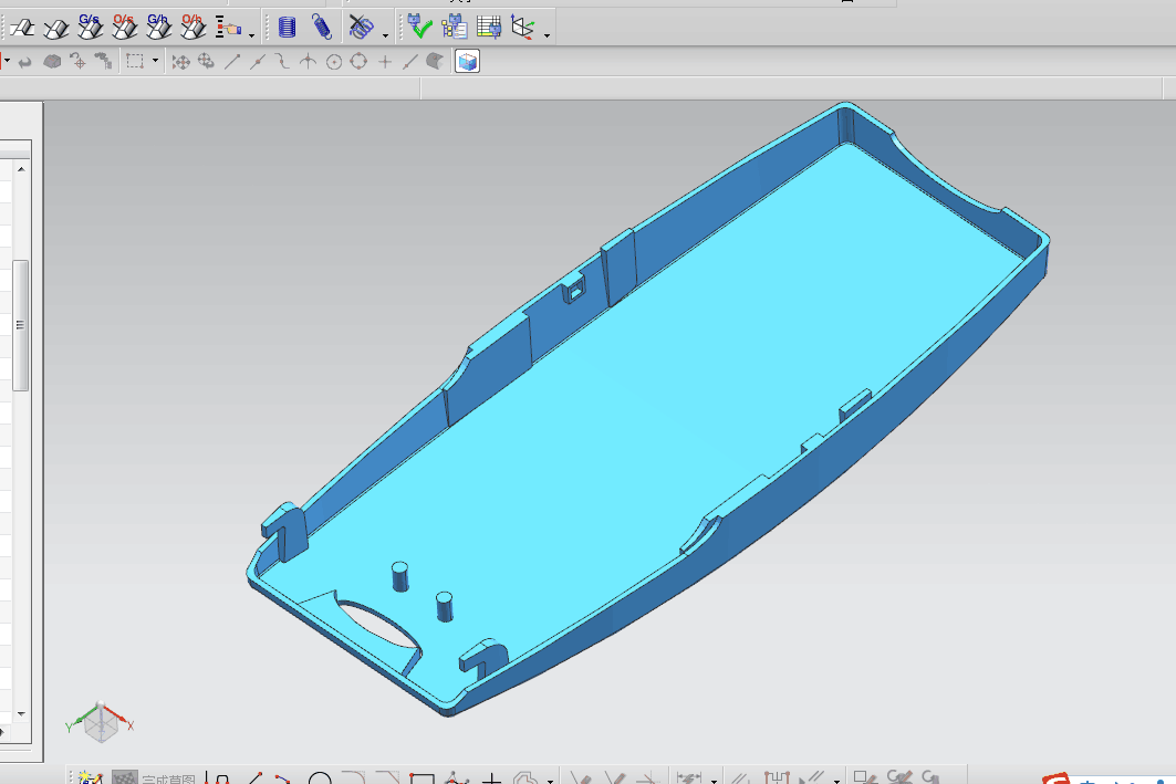 W288-手机下盖注塑模具设计【抽芯含UG三维图】