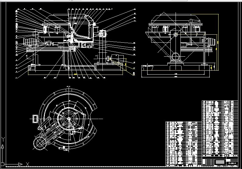 R725-Φ500机械翻倒卸料离心机设计