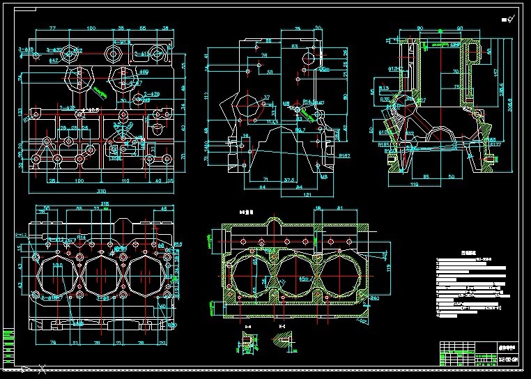 R736-基于solidworks发动机箱体工艺路线拟定及钻床夹具设计