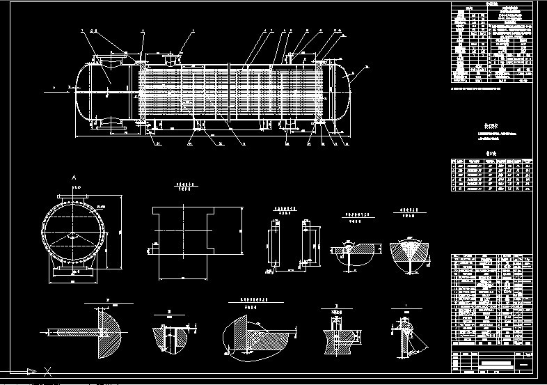 R740-流量为170th双管程固定管板式换热器设计