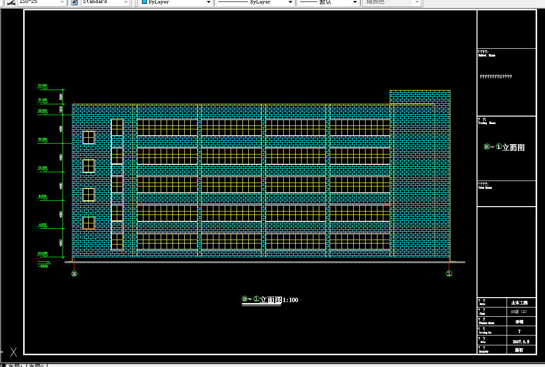 W429-深圳某中学五层教学楼设计2200平米 局部6层