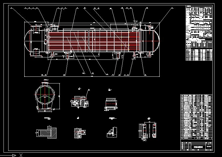 R743-流量为260th卧式蒸汽冷凝器设计