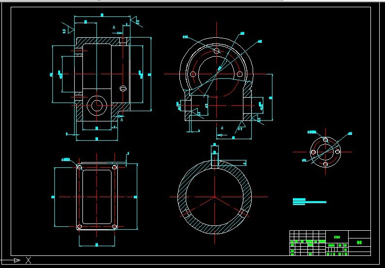 R751-基于UG传动箱体结构设计及加工路线拟定