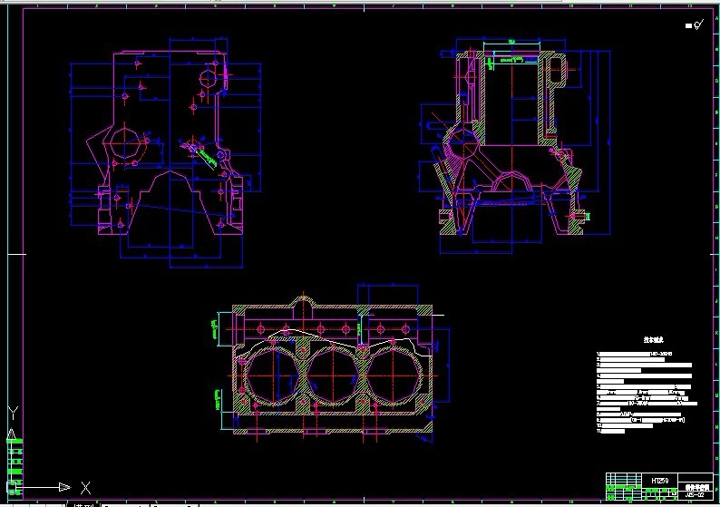 R753-基于solidworks发动机箱体结构设计及加工路线拟定