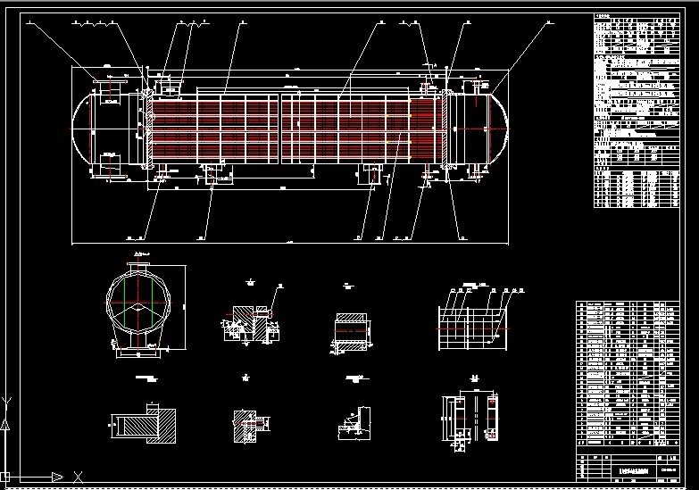 R757-流量为135t每小时卧式蒸汽冷凝器的设计