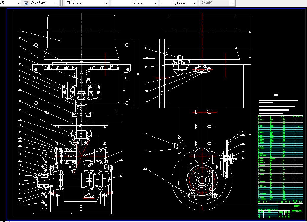 W573-内齿轮铣齿机铣削动力头的设计