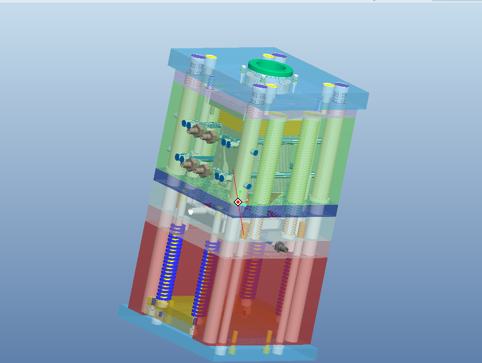 W650-多格盒的注塑模具设计[含Proe三维图]