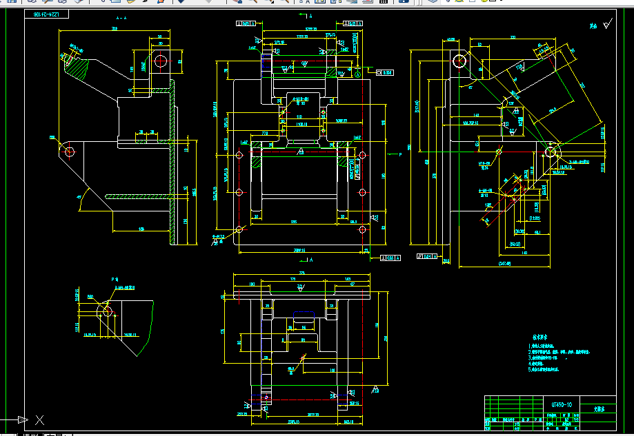 W728-刀库支座【支撑座】数控加工工艺及夹具设计