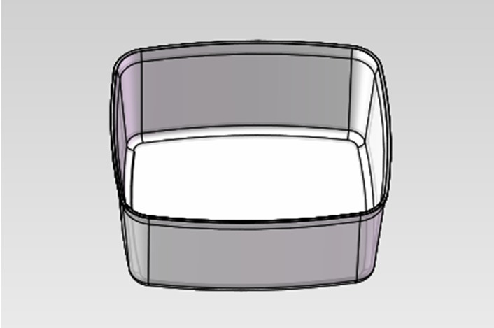 W739-矩形保鲜盒塑料注射模具设计
