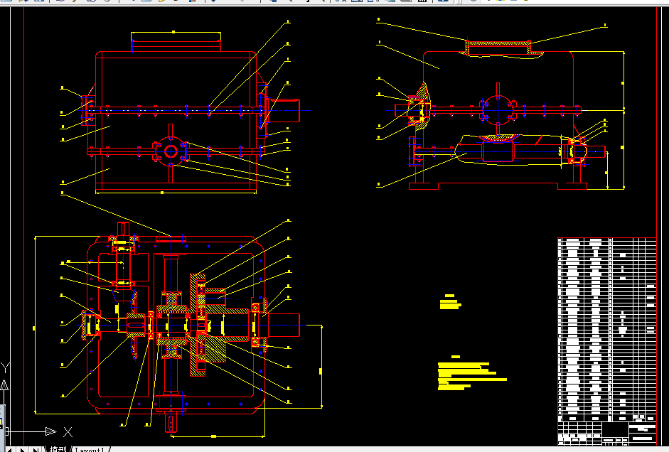 W763-直角式可控调速装置机械系统的设计