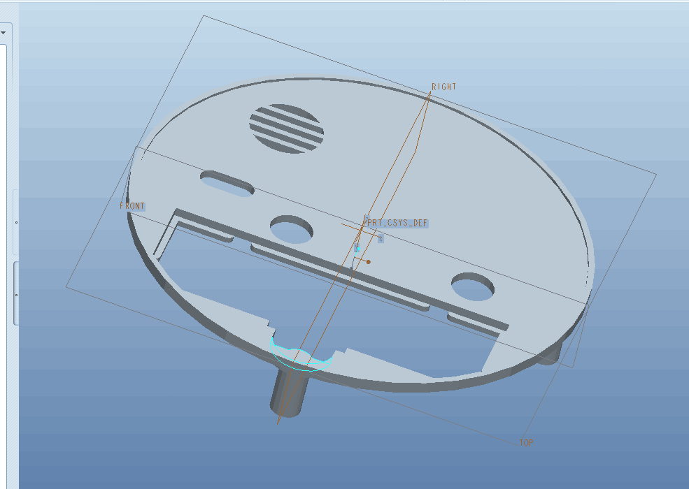 W801-闹钟后盖注塑模设计