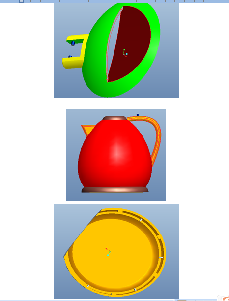 W802-电热水壶上盖注塑模设计