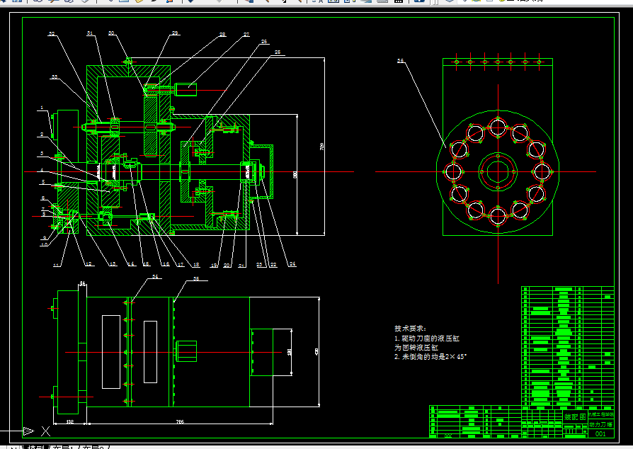 W807-12刀位星型电动刀塔（Turret）设计