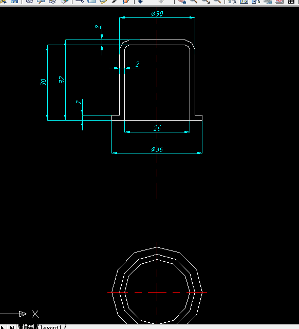W864-阀套塑件注塑成型工艺分析及模具设计