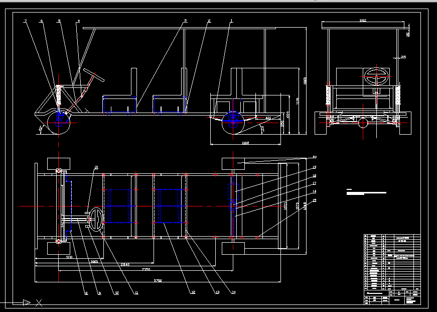 W900C-电动观光汽车的总体设计