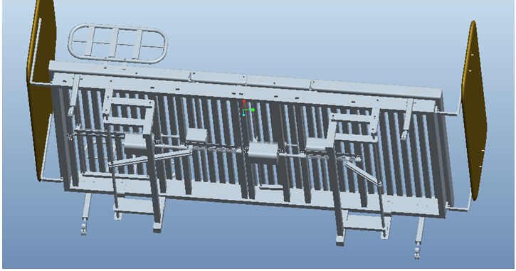 W981-家用电动护理床设计[含三维图]