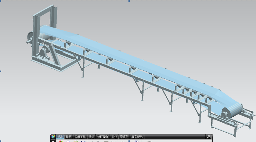 X056-矿用带式输送机结构设计及仿真[含三维图]
