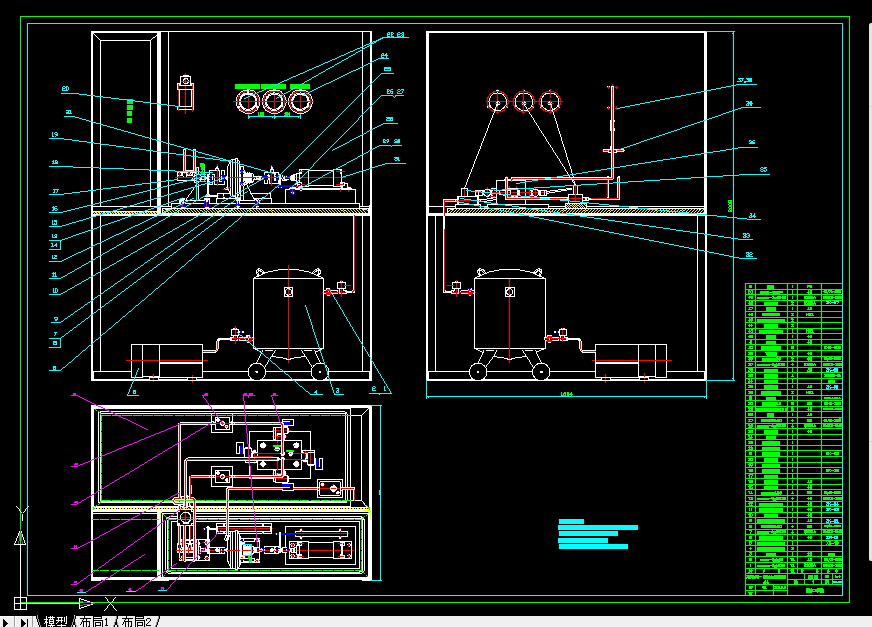 X173-真空助力器-制动主缸总成测试试验台设计