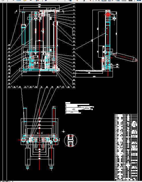 X189-液压叉车提升机结构设计