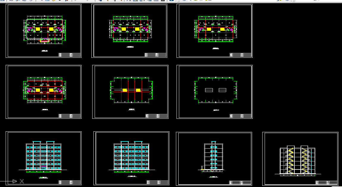 Y025-某公司六层办公楼设计5000平米