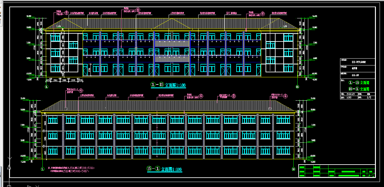 Y039-绵阳市某三层小学教学楼设计1900平米