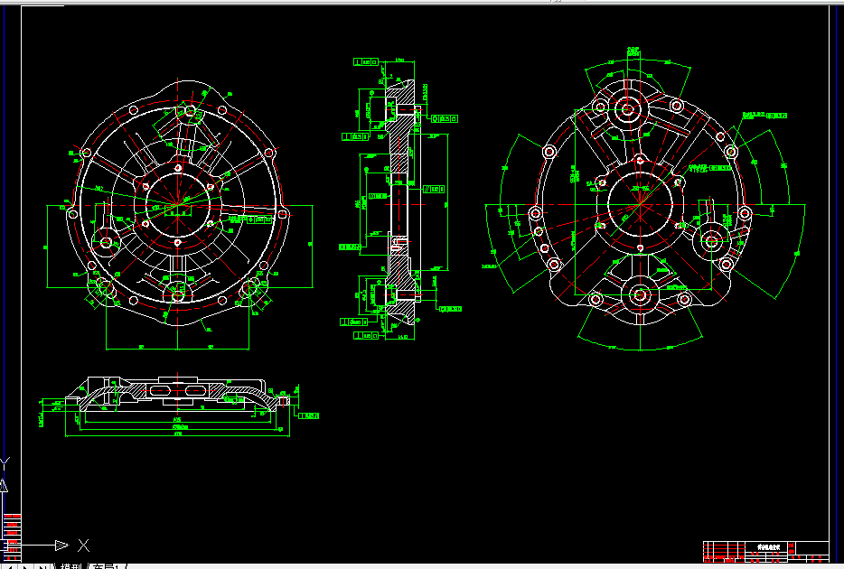 Y077-柴油机传动机构盖板工艺及回转钻模夹具设计