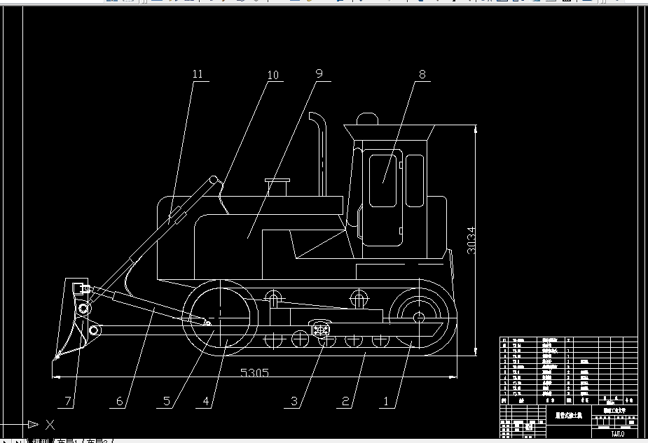 Y106-履带式推土机设计