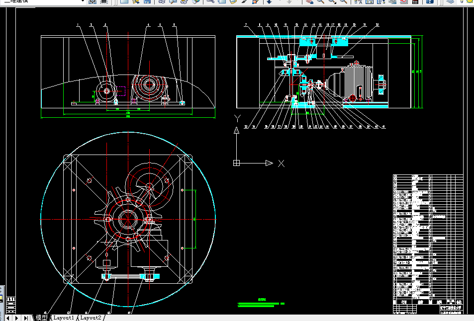 Y187-白菜自动包装生产线主传送系统设计