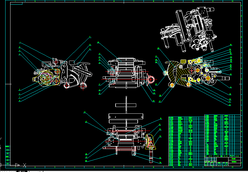 Z012-GD518多臂机主传动机构设计