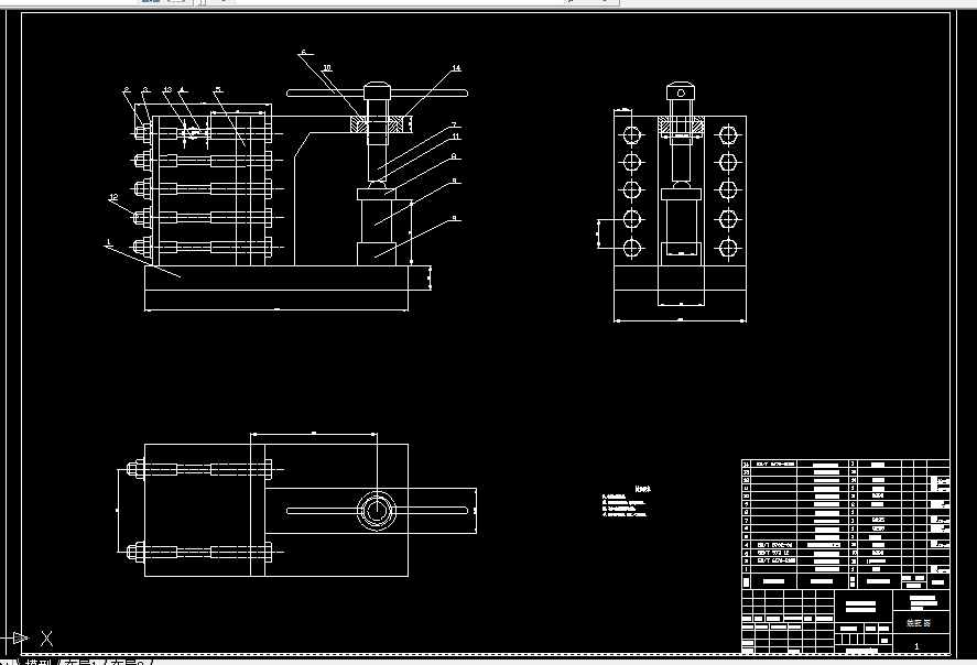 Z033-螺栓组联接实验台改进设计